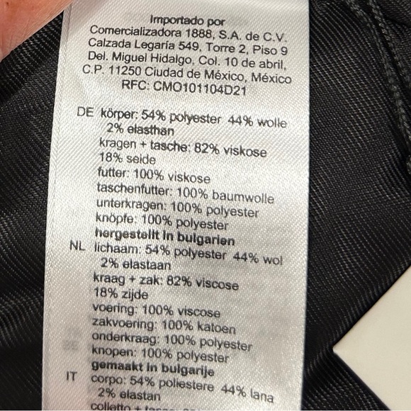 Sandro Size 42 (10, XL) Women's Nicky Velvet-Pocket Blazer - Picture 12 of 14